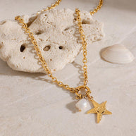 Starfish Charm Necklace