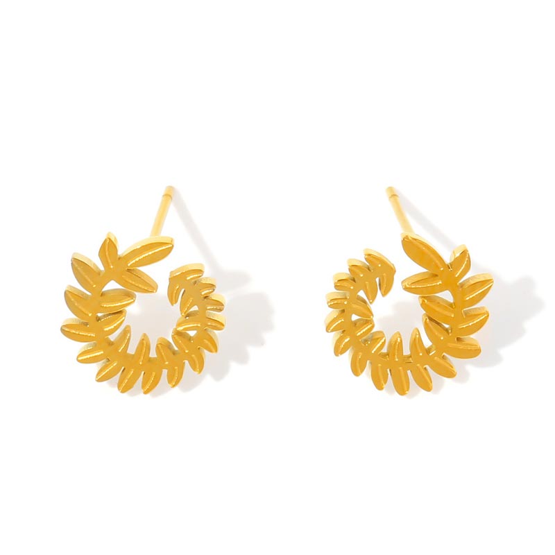 Leaf Stud Earring