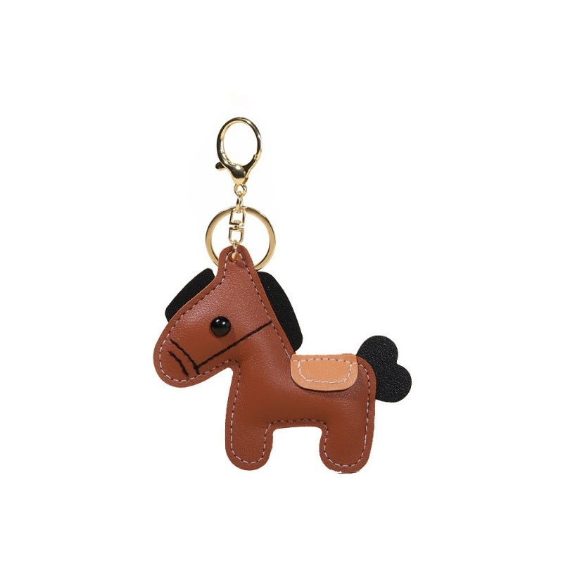 Year of Horse Keychain | PU Leather Money Charm for Bags
