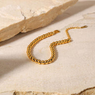 Ball Chain Bracelet Gold Plated