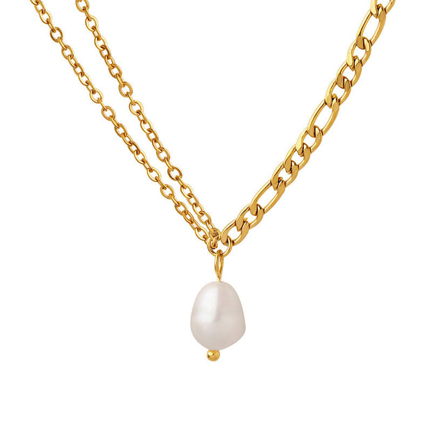Double Layer Pearl Necklace