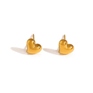 Tiny Heart Stud Earring JSE010248