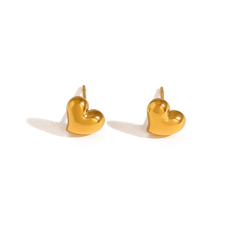 Tiny Heart Stud Earring JSE010248