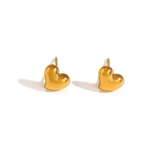 Tiny Heart Stud Earring JSE010248