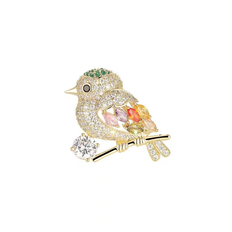 Magpie Brooch Bird Pin | Chinese Style Gift