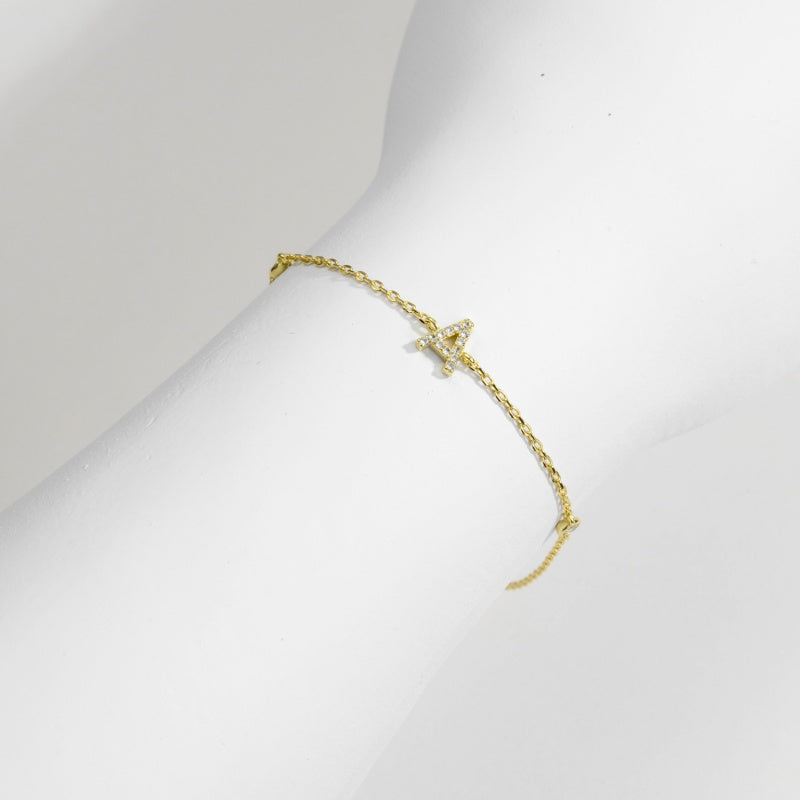 Dainty Initial Bracelet JMS001
