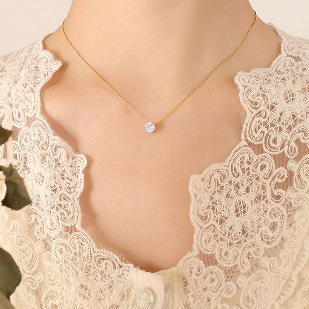 CZ Clavicle Chain