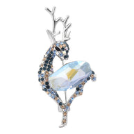 Austrian Crystal er Brooch | Luxury Copper Suit Pin | Gift