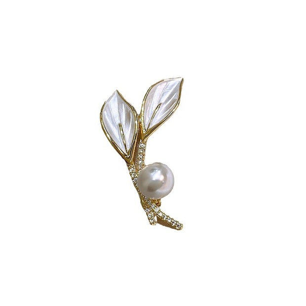 Elegant Tulip Flower Brooch JWX319