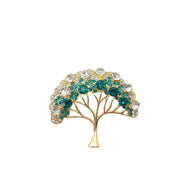 Money Tree Brooch | Crystal Plant Pin | Lucky Gift JXBS417