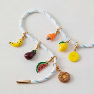 Fresh Fruit Shoe Decoration 18K Gold Steel JX26041269GK