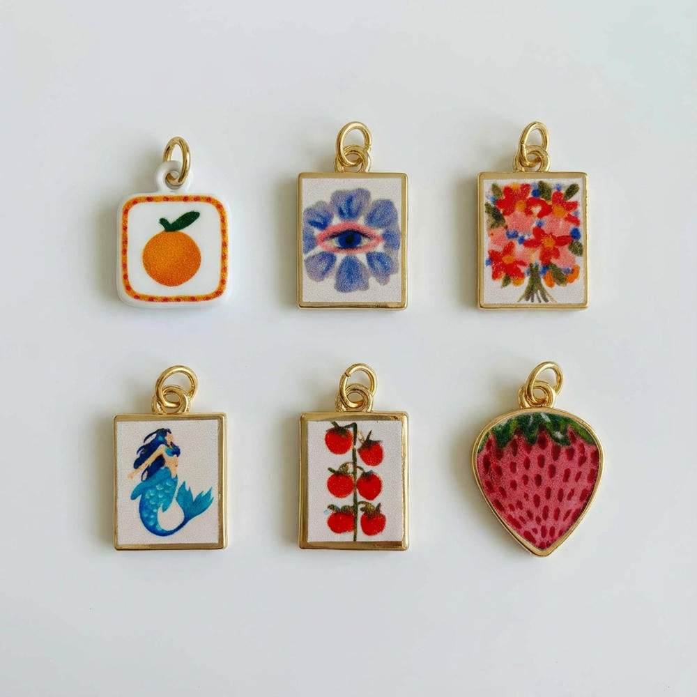 Popular Plant Shoe Charm Copper DIY Decoration JX26041203GK
