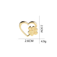 Popular Heart and Paw Print Brooch JLTC1289