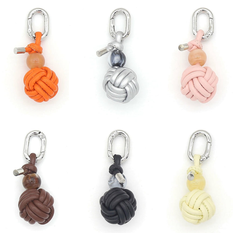 Tael Keychain | PU Braid Ball | DIY Charm for Shoes