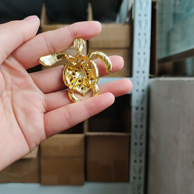 Fashion Animal Pin Turtle Brooch | Vintage Western
