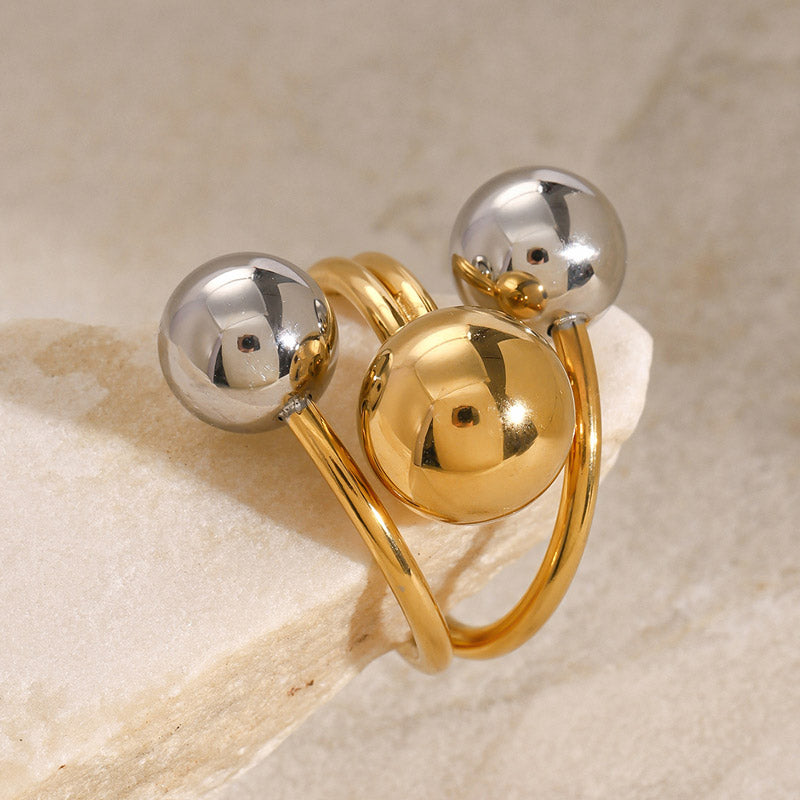 Irregular Ball Ring