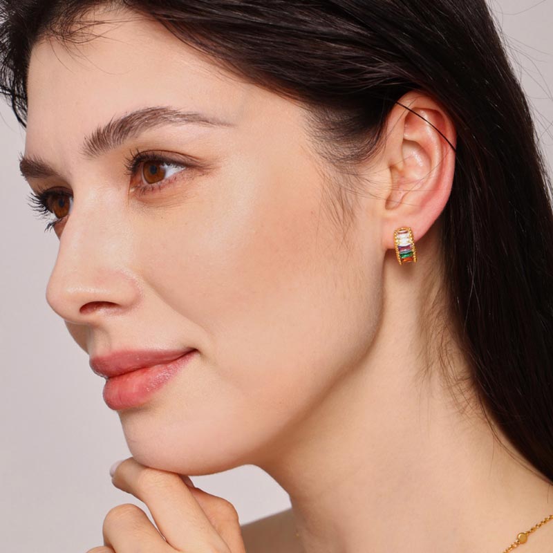 Rainbow Ear Cuff