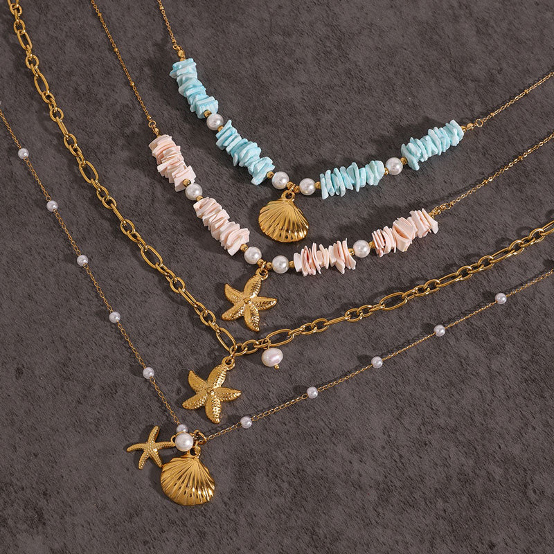 Starfish Chain Necklace