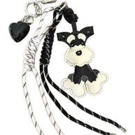 Cool Black And White Schnauzer Bag Charm JMM123