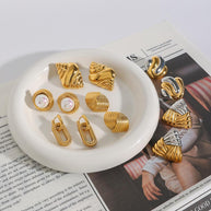 Double Link Earrings