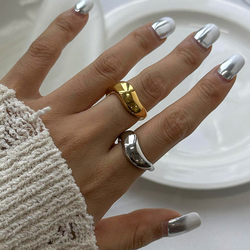 Bold Wave Ring