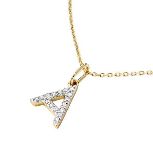 Letter Charm Necklace JAN1151
