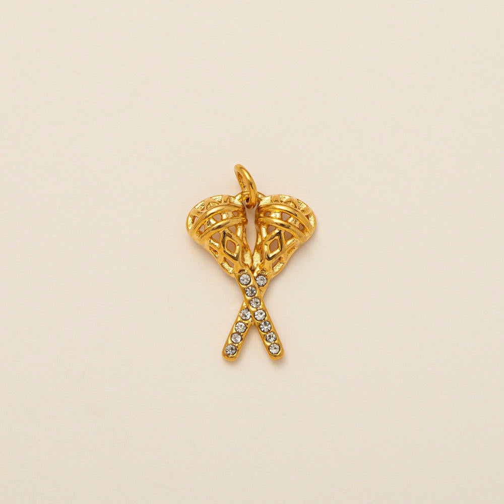 Sports Themed Charms Tennis Volleyball Hockey DIY Pendants