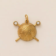 Skate Earphone Shoe Trinket 18K Gold Steel JX26041261GK