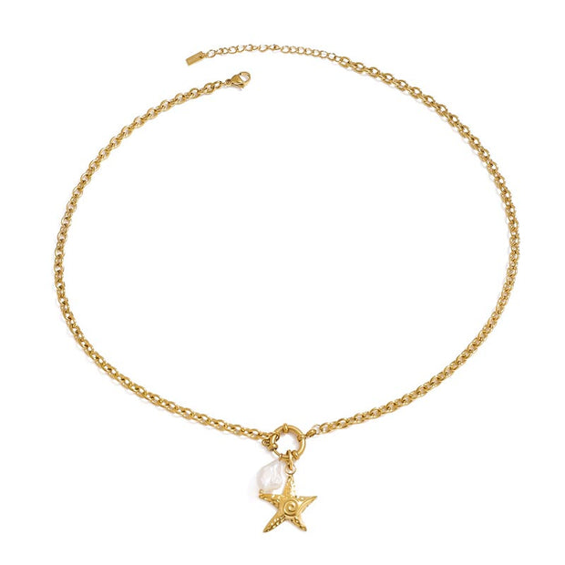 Starfish Charm Necklace JXN0112031