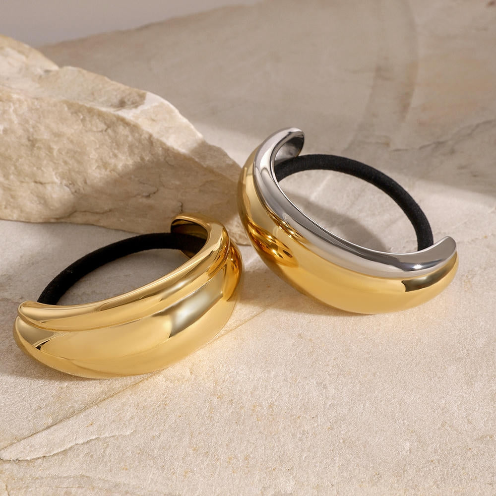 U Shape Hair Tie Stainless Steel Scrunchie JXH2408007