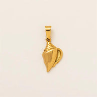 Marine Collection Pendant Steel 18K Gold Plated Wholesale