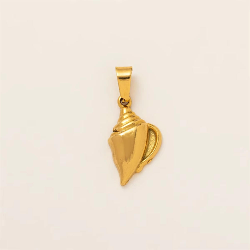 Marine Collection Pendant Steel 18K Gold Plated Wholesale