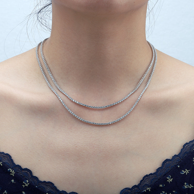 2mm Tennis Necklace