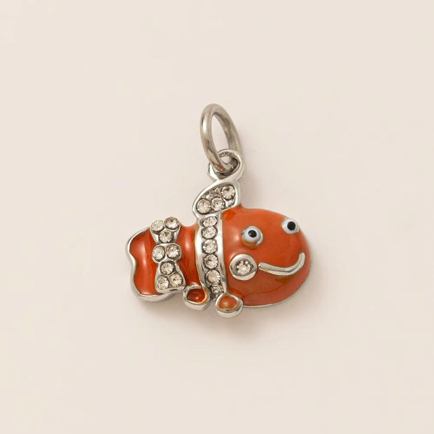 DIY Sea Creatures Pendant Steel 18K Gold Plated Women