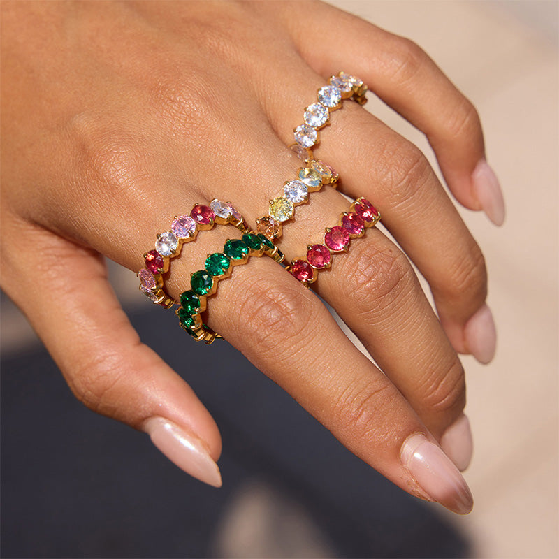 Green Zirconia Ring JXR0109009