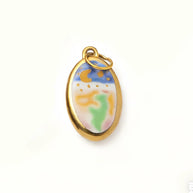 Heart Series Enamel Charm Stainless Steel Colorful DIY