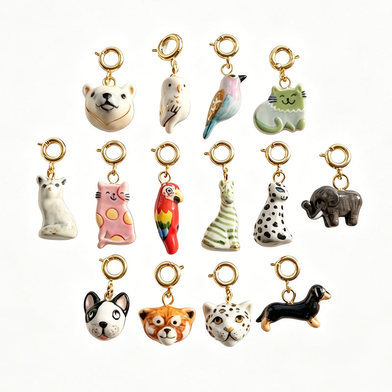 Popular Animal Series Clog Decoration 18K Gold JX26041250GK