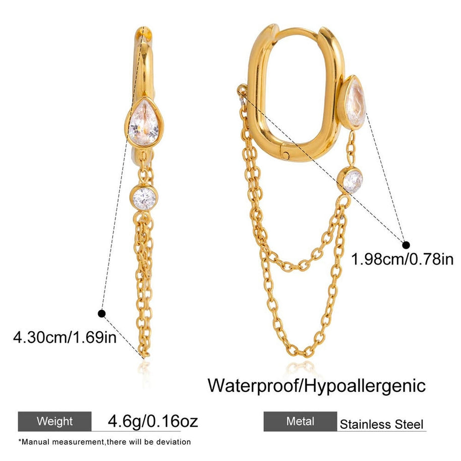 Fringe Drop Earrings | Non-Tarnish | Women's Jewelry