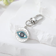 Evil Eye Keychain | Bohemian Rhinestones Charm | Sparkle