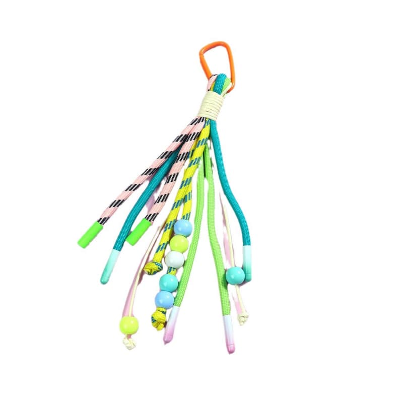 Bohemian Paracord Beaded Keychain JJH31