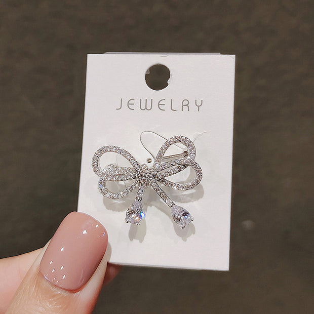 Anti-Gaping Bowknot Fashion Brooch JWX231