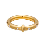 Gold Plated Stainless Steel Ring Band