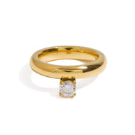 Round CZ Ring Band