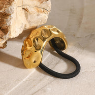 Black C Shape Hair Tie High Elasticity Band JXH2408011