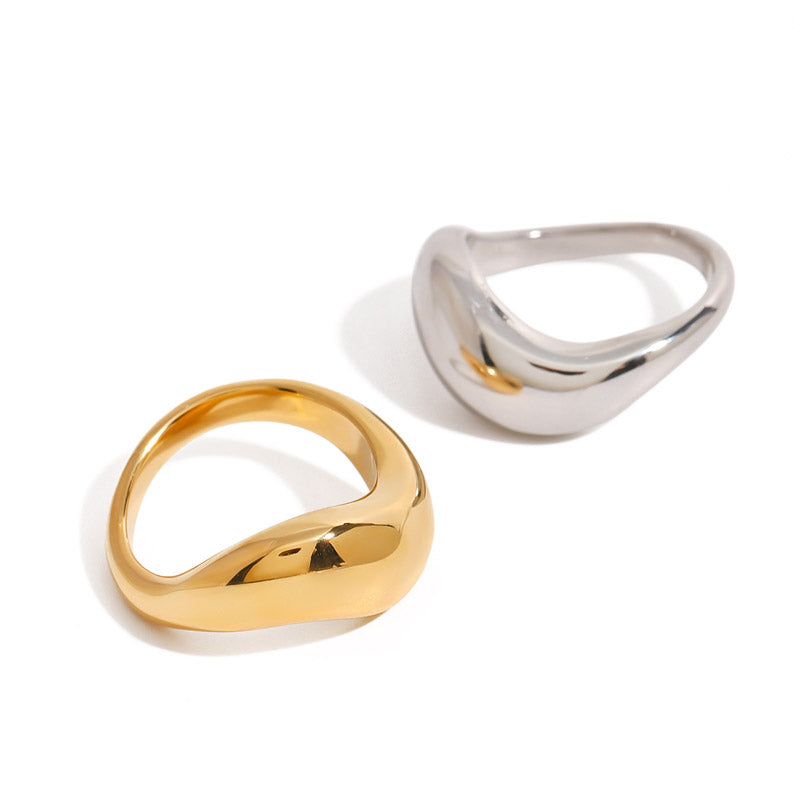 Bold Wave Ring