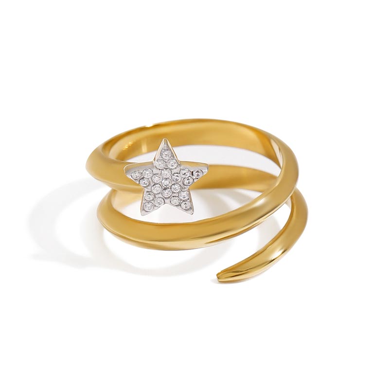 Star Spiral Ring