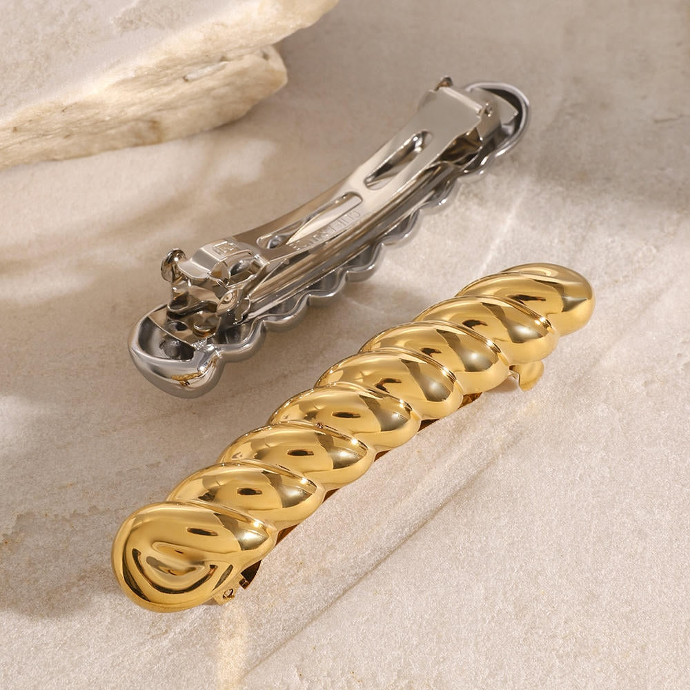 Stainless Steel Hair Clip High End Barrette JXH2408006