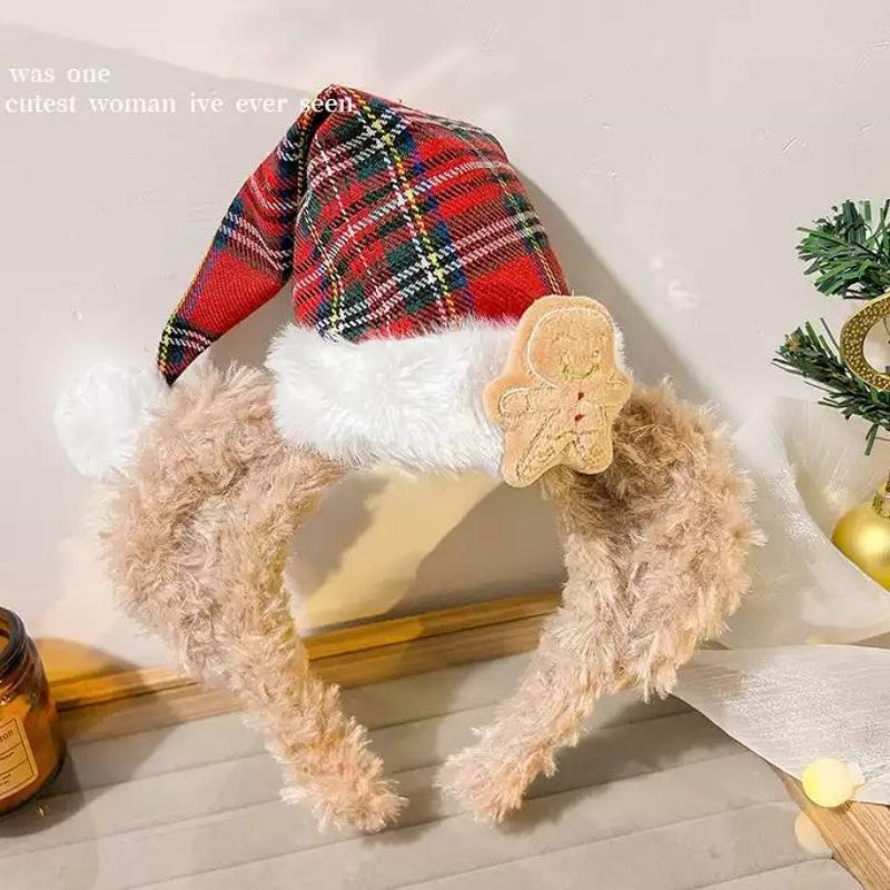 Duffy Bear Christmas Headband | Plush Disney Holiday Decor