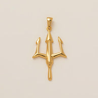 Ocean Series Print Pendant Steel 18K Gold Plated DIY