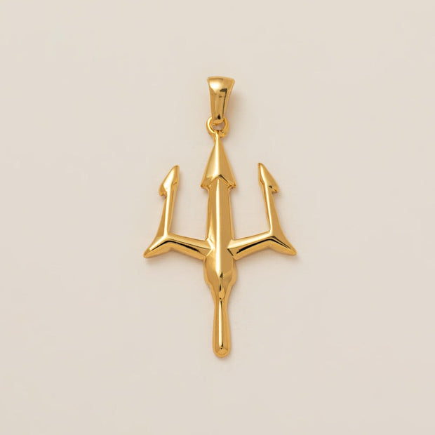 Ocean Series Print Pendant Steel 18K Gold Plated DIY
